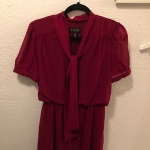 Maroon dress